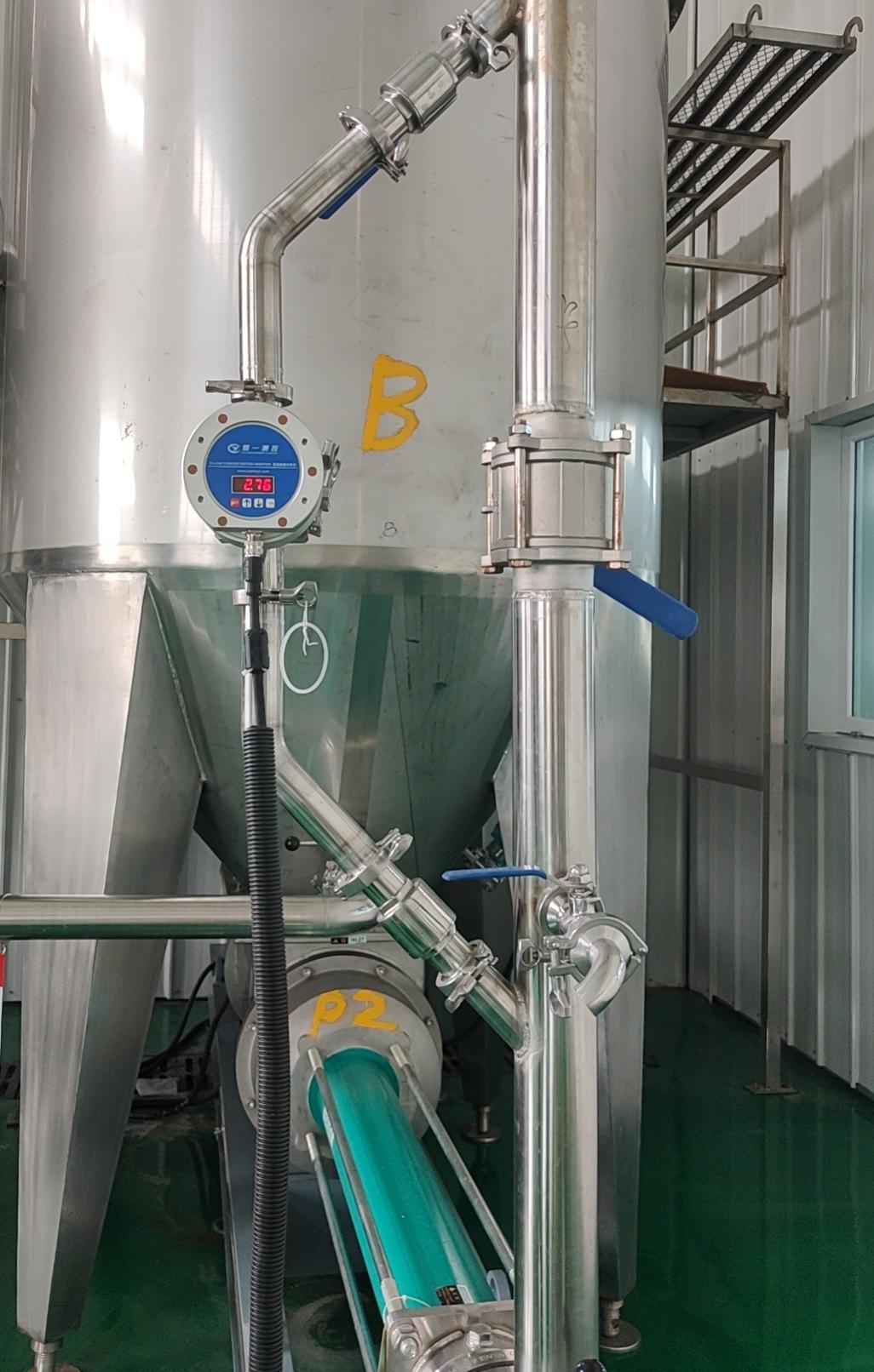 楚一測控番茄醬在線濃度儀實際應用